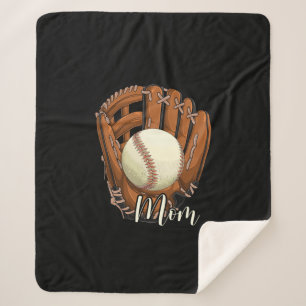 Baseball Mama Softball Mama Muttertag Sherpadecke