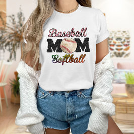 Baseball Mama Softball T - Shirt, Gift Mama T - Sh T-Shirt