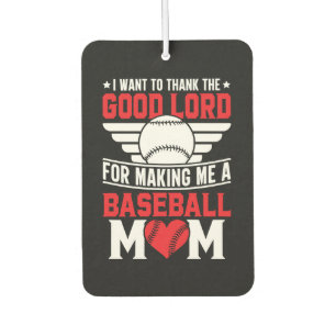 Baseball-Mama Sport-Elternteil Spiel-Tag Mutter Autolufterfrischer