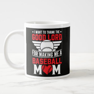 Baseball-Mama Sport-Elternteil Spiel-Tag Mutter Jumbo-Tasse