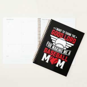 Baseball-Mama Sport-Elternteil Spiel-Tag Mutter Planer