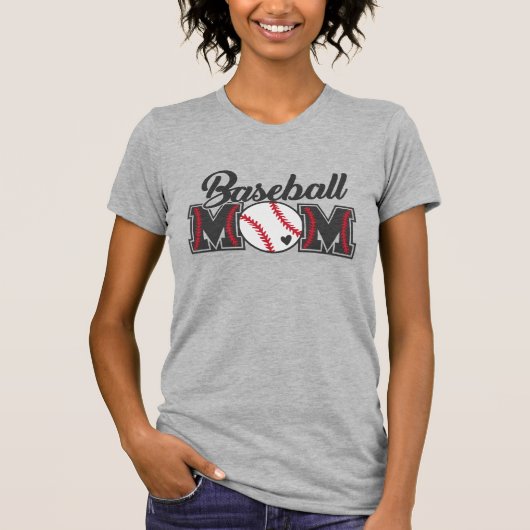 Baseball-Mama. Sport.  T-Shirt (Vorderseite)