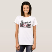 Baseball-Mama. Sport. T-Shirt (Vorne ganz)