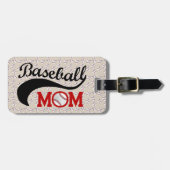 Baseball-Mama Sporty Gepäckanhänger (Vorderseite horizontal)