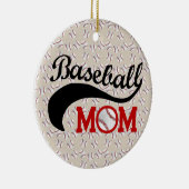 Baseball-Mama Sporty Keramik Ornament (Rechts)