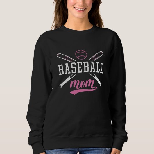 Baseball-Mama Sweatshirt (Vorderseite)