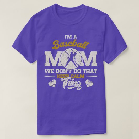 Baseball-Mama T-Shirt (Design vorne)