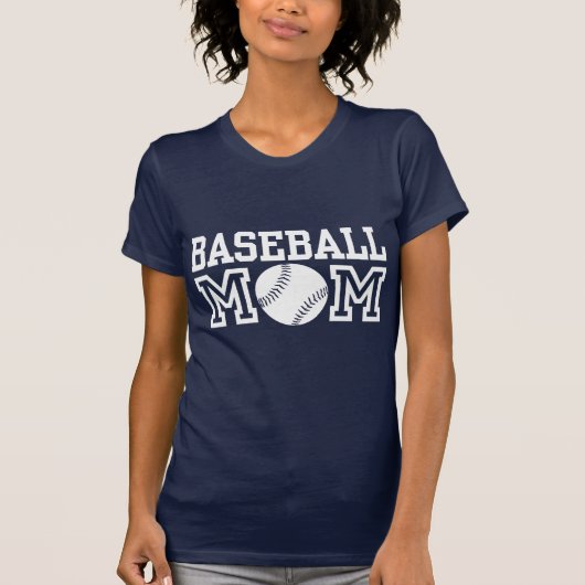 Baseball-Mama T-Shirt (Vorderseite)