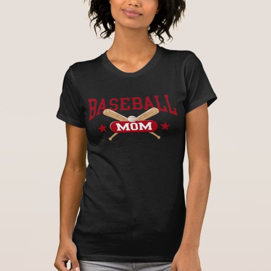 Baseball-Mama T-Shirt (Vorderseite)