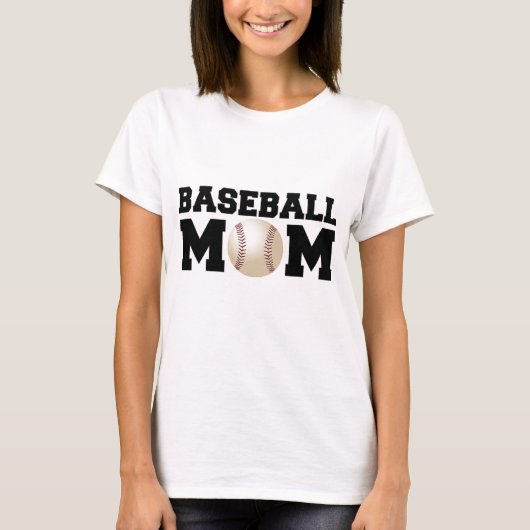 Baseball-Mama T-Shirt (Vorderseite)