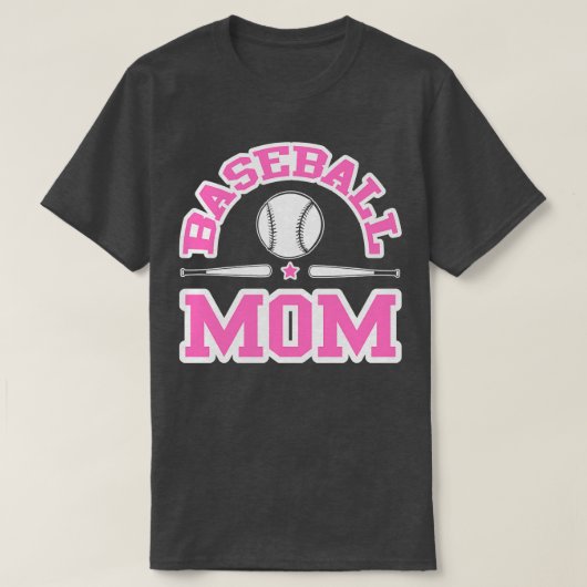 Baseball-Mama T-Shirt (Design vorne)