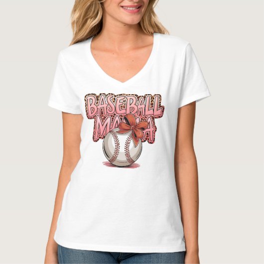 Baseball Mama T-Shirt (Vorderseite)