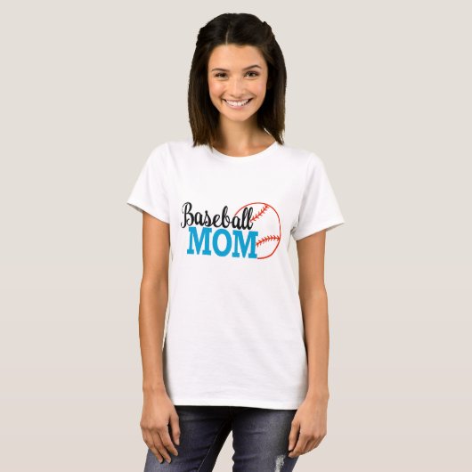 Baseball-Mama-T - Shirt (Vorne ganz)