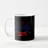 Baseball-Mama-T-Shirt Kaffeetasse (Links)