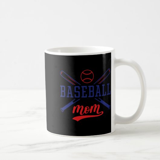 Baseball-Mama-T-Shirt Kaffeetasse (Rechts)
