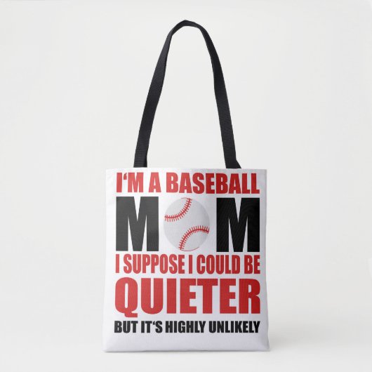 Baseball-Mama-Tasche Tasche (Vorderseite)