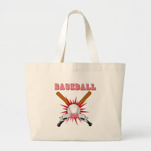 Baseball-Mama-Taschen-Tasche Jumbo Stoffbeutel