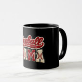 Baseball-Mama Tasse (VorderseiteRechts)