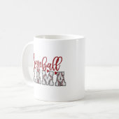 Baseball Mama-Tasse Kaffeetasse (Vorderseite Links)