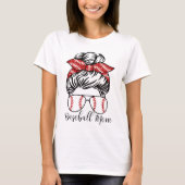 Baseball Mama Tee Shirt Women Baseball T Shirt (Vorderseite)