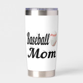 Baseball-Mama Thermobecher (Rückseite)