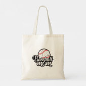Baseball Mama Tote Bag Tragetasche (Rückseite)