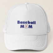 Baseball-Mama Truckerkappe (Vorderseite)