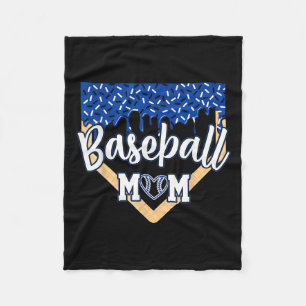 Baseball Mama Zuhause Tafel Eiscreme Tropfen mit S Fleecedecke