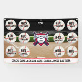 Baseball-Mannschaft Banner (Horizontal)