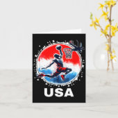 Baseball-Mannschaft Baseball Flying Bisonrel USA-T Karte (Gelbe Blume)