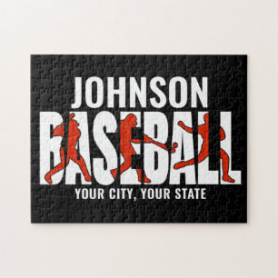 Baseball-Mannschaft NAME HINZUFÜGEN Champion Spiel Puzzle