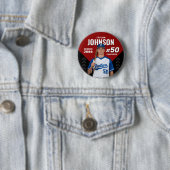 Baseball-Mannschaft Senior Night Benutzerdefiniert Button (Beispiel)