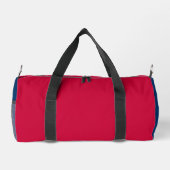 Baseball-Mannschaft, Trainer, Spieler Rot Weiß Bla Duffle Bag (Rückseite)