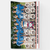 Baseball-Mannschaftsfoto Banner (Vertikal)