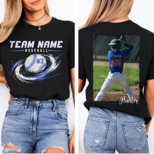 Baseball-Mannschaftsshirt für Spieler und Fans T-Shirt