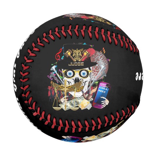 Baseball Mardi Gras Richter! (Vorderseite Links)
