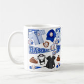 Baseball-Material Kaffeetasse (Links)