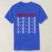 Baseball Math Double Play T-Shirt (Design vorne)
