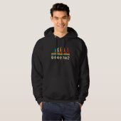 Baseball-Mathematik 6+4+32 Double Play  Baseballsp Hoodie (Vorne ganz)