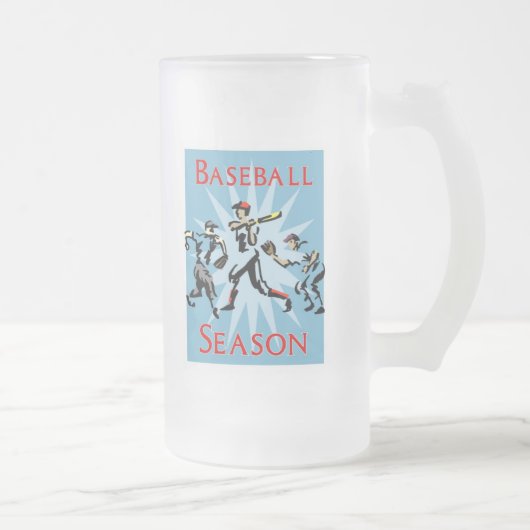 Baseball-Mattierte TASSE (Rechts)
