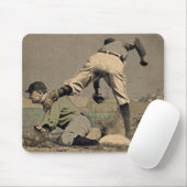 Baseball-Mauspad im coolen Retro-Stil Mousepad (Mit Mouse)