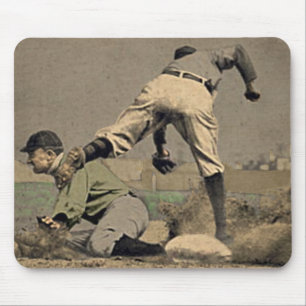 Baseball-Mauspad im coolen Retro-Stil Mousepad