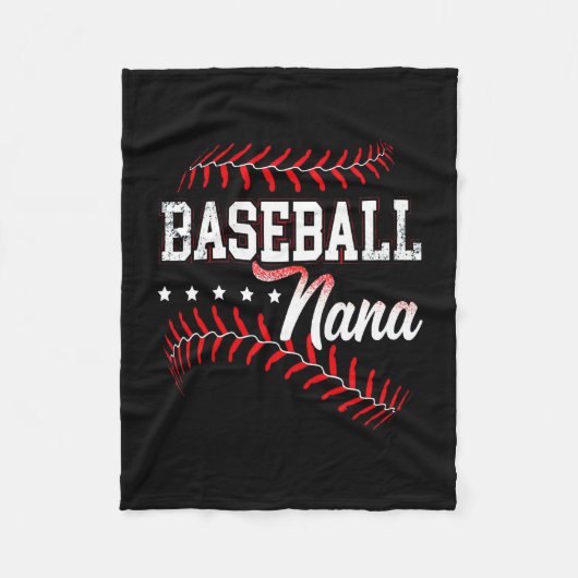 Baseball| Mein Lieblingsspieler ruft mich Nana an Fleecedecke (Vorderseite)