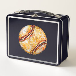 Baseball Metal Lunchbox