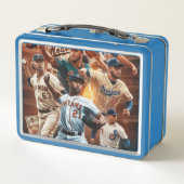 Baseball Metal Lunchbox (Rückseite)