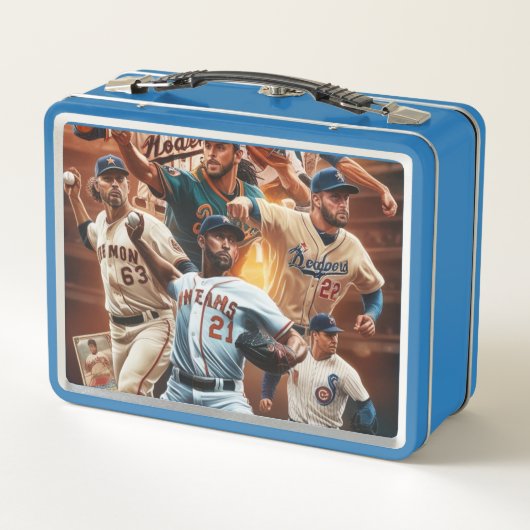 Baseball Metal Lunchbox (Rückseite)