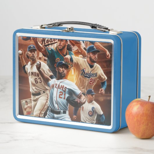 Baseball Metal Lunchbox (Beispiel)