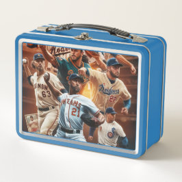 Baseball Metal Lunchbox