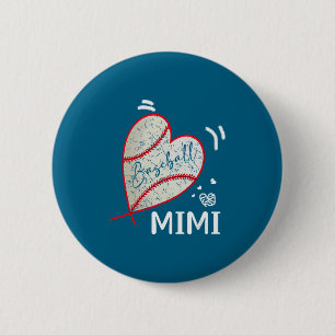 Baseball Mimi Familien-Matching-Players-Kunstwerk Button