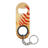Baseball-Miniflaschen-Öffner mit Schlüsselanhänger Schlüsselanhängerflaschenöffner (Rückseite)